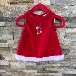 Red Velvet Holiday Dress/ Christmas dress
